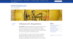 Desktop Screenshot of borgerskolen.no