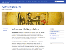 Tablet Screenshot of borgerskolen.no